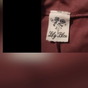 Lily Bleu stretch style wide leg pants